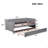 Upholstered Daybed With Ergonomic Design Backrest And Trundle-1773413283