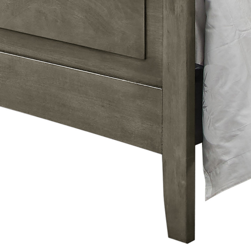 Chene Low Profile Bed, Cappuccino, King