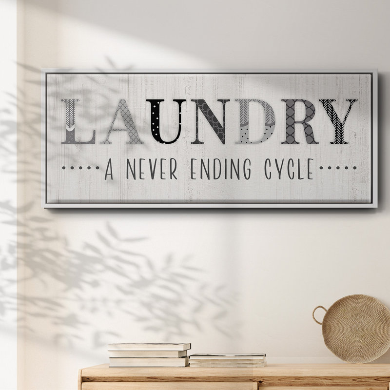 «Never Ending» - Toile encadrée, H 20 po x l 50 po