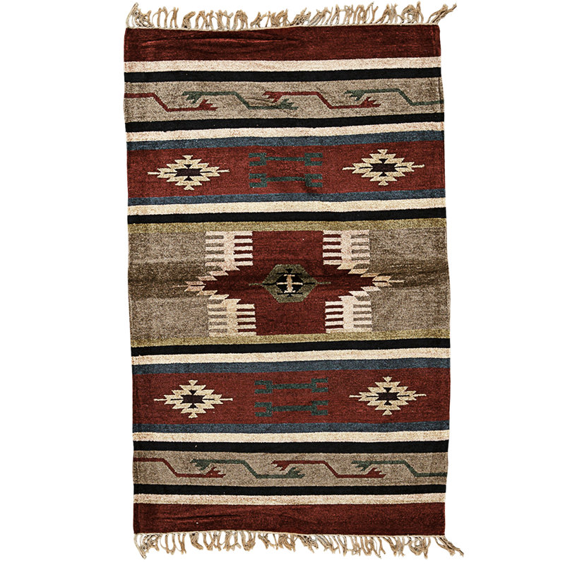 Hand Knotted Cotton Area Rug