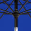 Parasol de marché en aluminium de 9 pieds Camry-1301063196