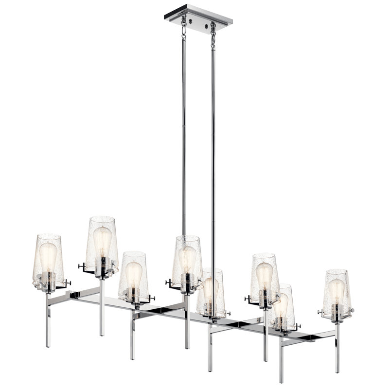 Tompkins 8 - Light Kitchen Island Pendant, Chrome