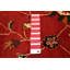 Tapis unique en laine noué à la main 6 pi 9 po x 9 pi 3 po nouvel âge Willams - rouge / jaune / brun
