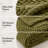 Green Fleece Throw Blanket for Couch and Bed