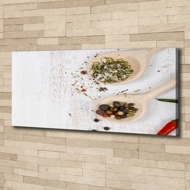 Vegetables And Spices - Wrapped Canvas Print