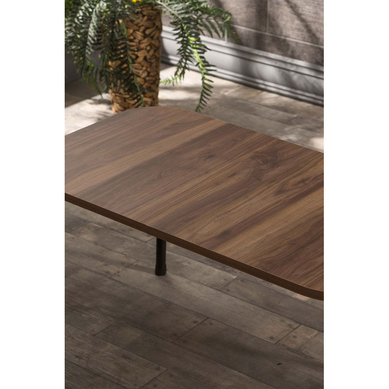 Natalie Living Room Table Set, Walnut