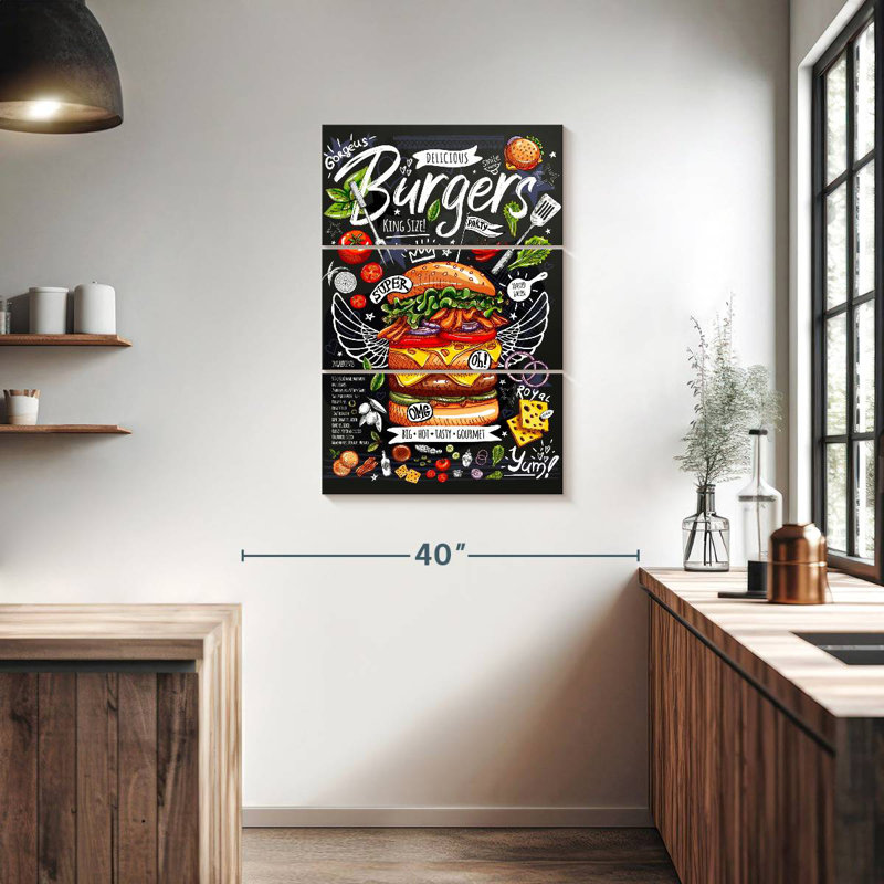 Yarlin King Size Burger, 38" H x 24" W