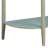 Half Moon Console Table With Bottom Shelf