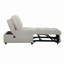 Canapé-lit convertible sans accoudoirs avec tissu Teddy et port USB