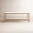 Libertine Genuine Marble and Metal Coffee Table-63189034