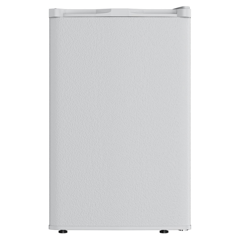 Congélateur vertical en acier de 3,0 pieds cubes, mini congélateur autoportant avec 7 réglages de température réglables, congélateur compact avec tablettes amovibles, porte réversible en acier inoxydable, blanc