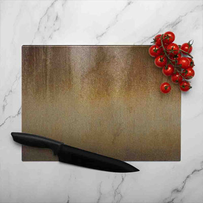 Grunge Texture Glass Chopping Board