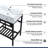 24" x 16.75" Rectangular Console Bathroom Sink Freestanding Metal Support Legs Wall Mount Sink