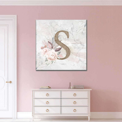 Floral lettre S