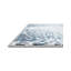 Tapis bleu marine / ivoire en polyester tissé à la machine Massie-242072553
