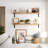 Floating Wood Shelves, Wall Mounted Bookshelf, 9.25'' Deep Floating Shelves for Wall, 48'' and 60'' options-642106424