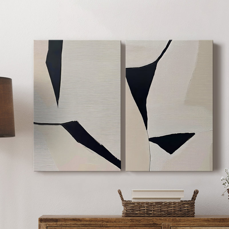 Série ABSTRACT DCxxxi - Toile tendue avec châssis de qualité supérieure - Prêt à être accroché, H 18 po x l 24 po