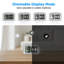 Self-Sensing Digital Alarm Clock - Silver