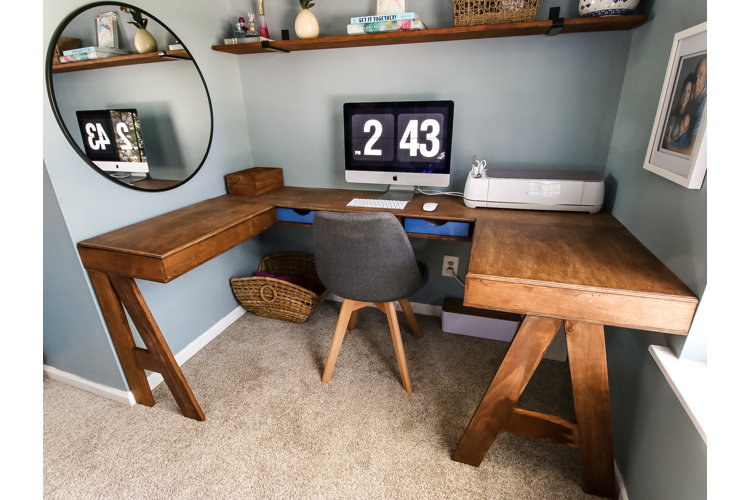 Hawthorne Wardrobe Closet Desk - Instant Home Office