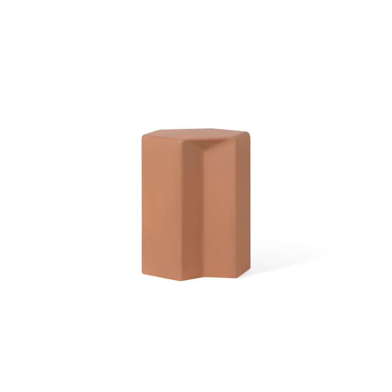Cythnia End Table, Terracotta