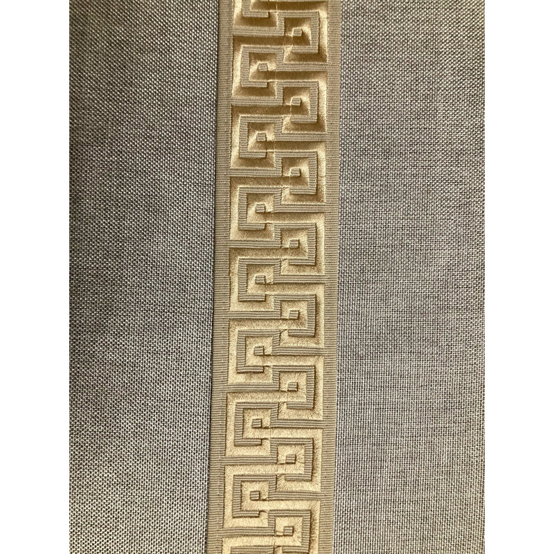 Bande de tissu de broderie tissée avec bordure de 2 3/8 po de largeur