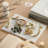 Minaksi Mamba White Marble Cheese Board with Brass Snake Handles – Luxury Entertaining