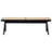 Swader Natural Rattan Upholstered Bench