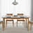 Clift SCAN 6-8 Person Extendable Dining Table, 70,87"/86,22", Solid, Oak Lacquered
