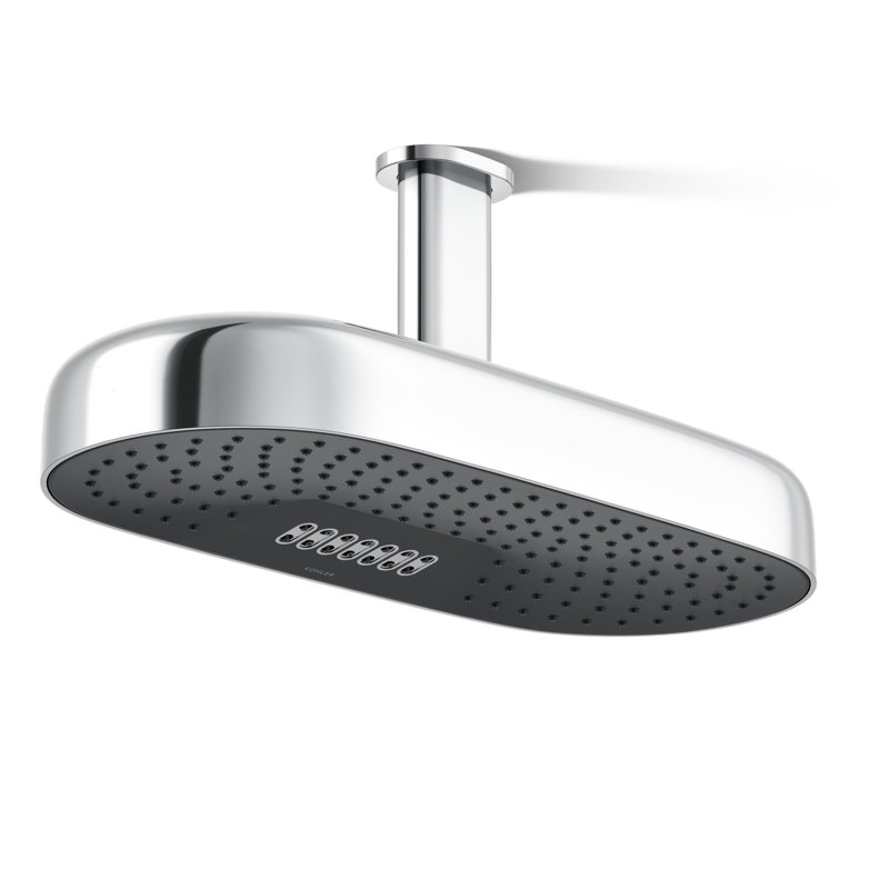 Statement 18" 2.5 GPM Oblong Rainhead, Polished Chrome