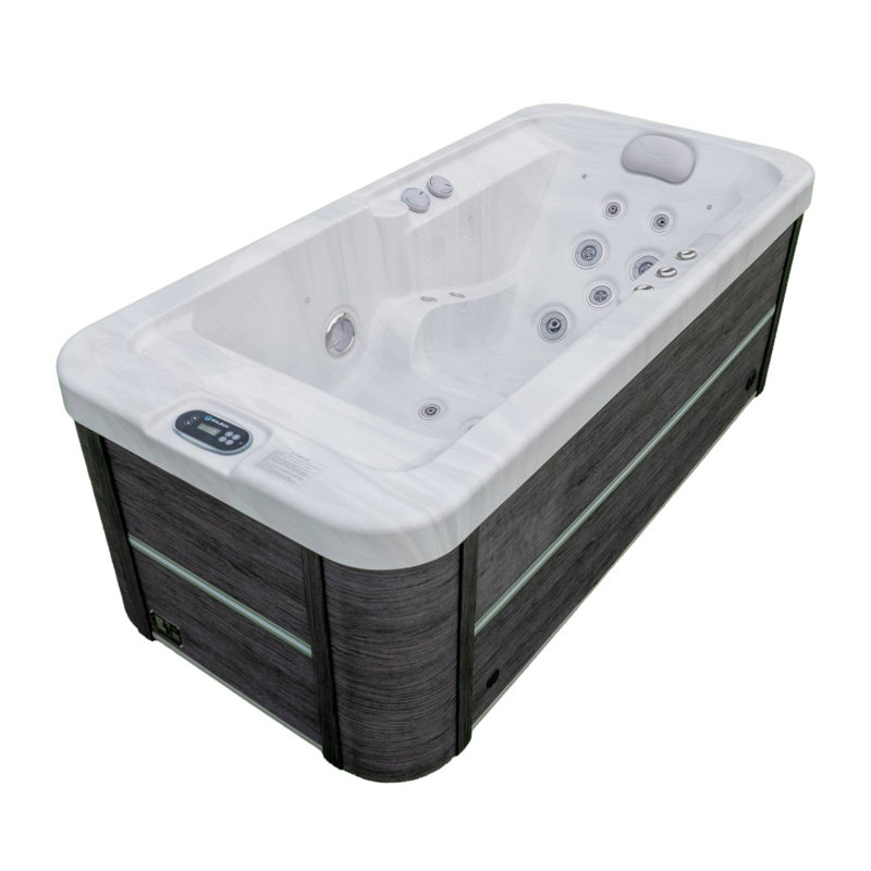 Spa hybride Plug and Play 120 V / 240 V Lacey pour 1 personne