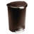 Simplehuman 50 Liter / 13 Gallon Semi-Round Kitchen Step Trash Can with Secure Slide Lock, Plastic-11266105