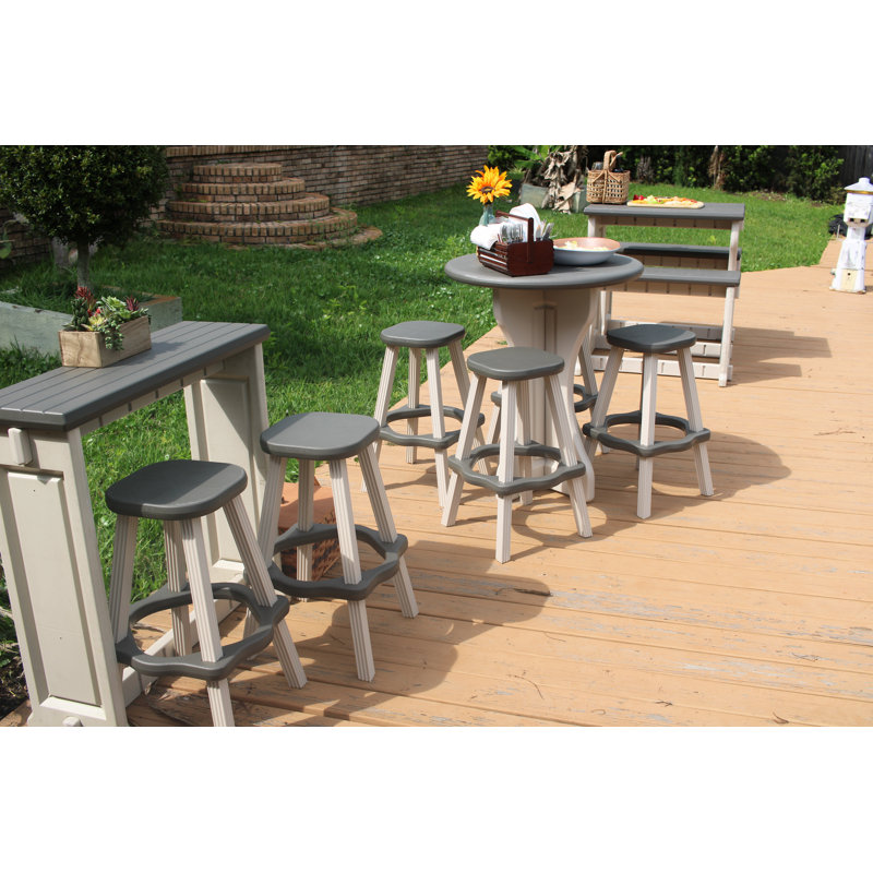 Siège d'extérieur Nandini L 30 x l 30, Gris foncé, Gris chaleureux