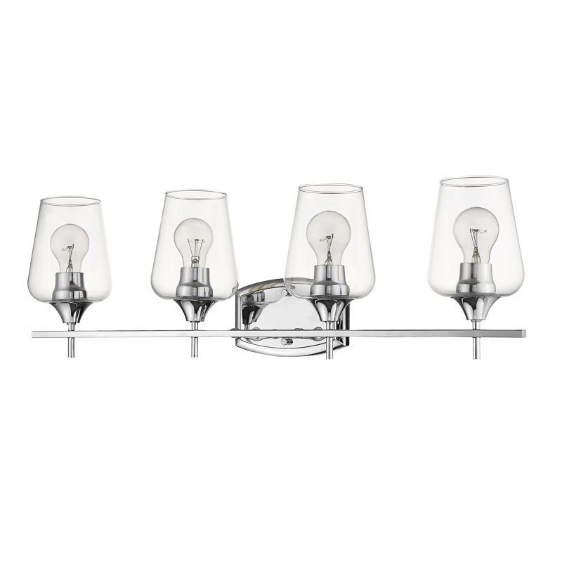Dahlya 4 - Light Dimmable Vanity Light, Chrome