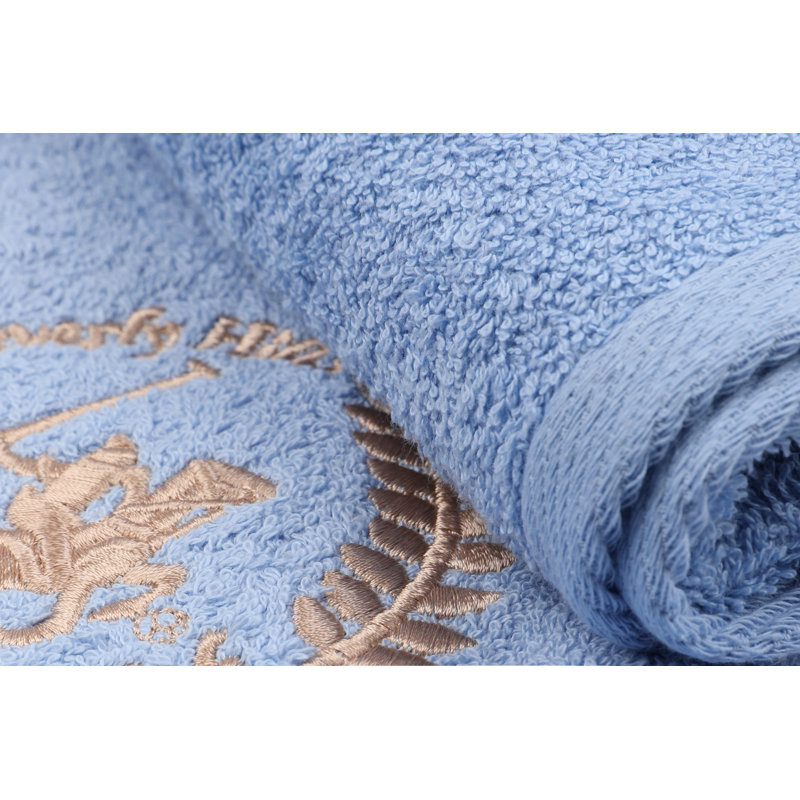 Ensemble de 2 essuie-mains 2 pièces 100% coton, Bleu