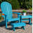 Aatikah Plastic Adirondack Chair with Ottoman/Table-26130144