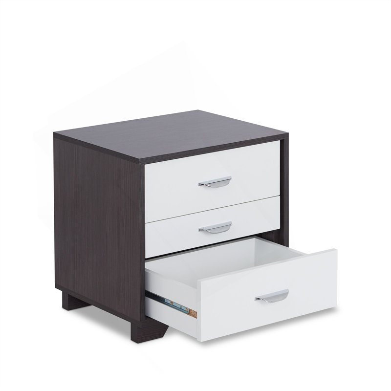Chic Rectangular Accent Table With Multiple Drawers For Stylish Storage