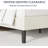 Bed Frames with Button Tufted Headboard, Linen Upholstered Platform Bed with Wooden Slats Support, Easy Assembly, No Box Spring Required-1261884751-1269304713
