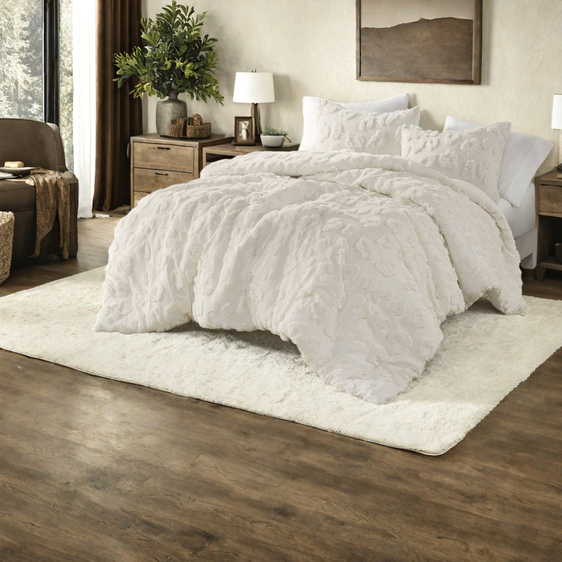 Ensembles de literie en chenille douce, polyester luxueux, design animal moderne pour le confort de la maison