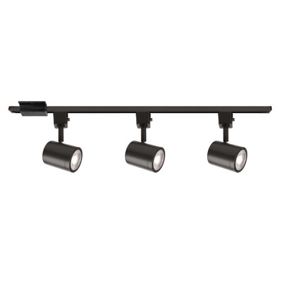Charge 48" Track Track Kit with 3 LED Dimmable and Adjustable Heads, 3000K Color Temperature 