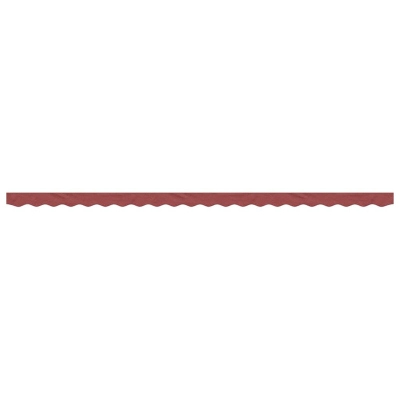 Replacement Fabric For Awning Valance, 480cm W x 20cm D, Burgundy, Solid Colour