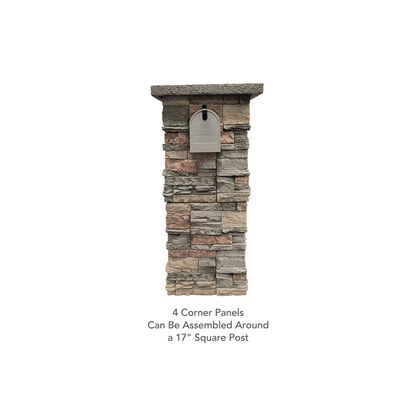 23" x 23" Stone Wall Paneling, Stratford
