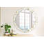 Huldar Glass Flat Wall Mirror