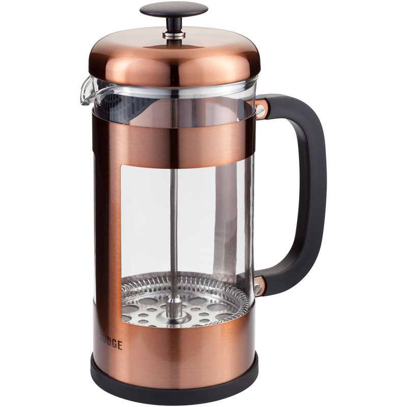 Judge, Coffee - Glass Cafetiere, 8 cup, Copper