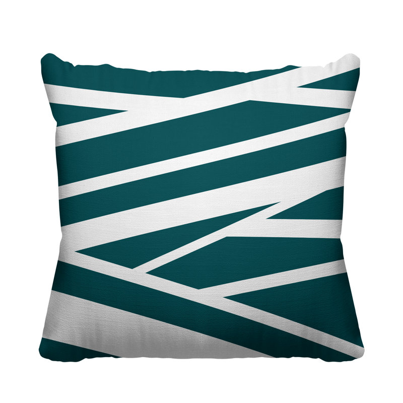 Coussin décoratif intérieur / extérieur Winslow, Vert, Square 20"H x 20"W