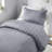 Durable Twin Xl Bedding Sets, Polyester Striped Modern Dorm Home