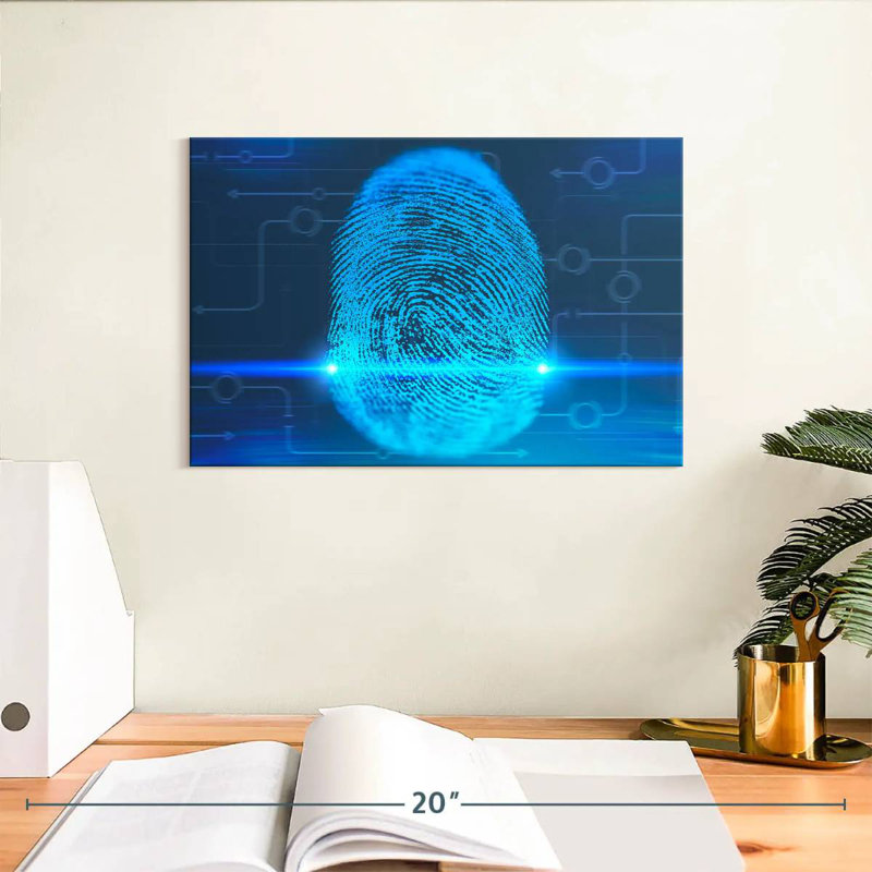 Keiri Digital Fingerprint, 8" H x 12" W