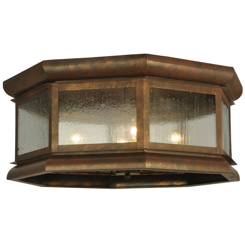 Plafonnier encastré géométrique 29,75 po 4 lumières