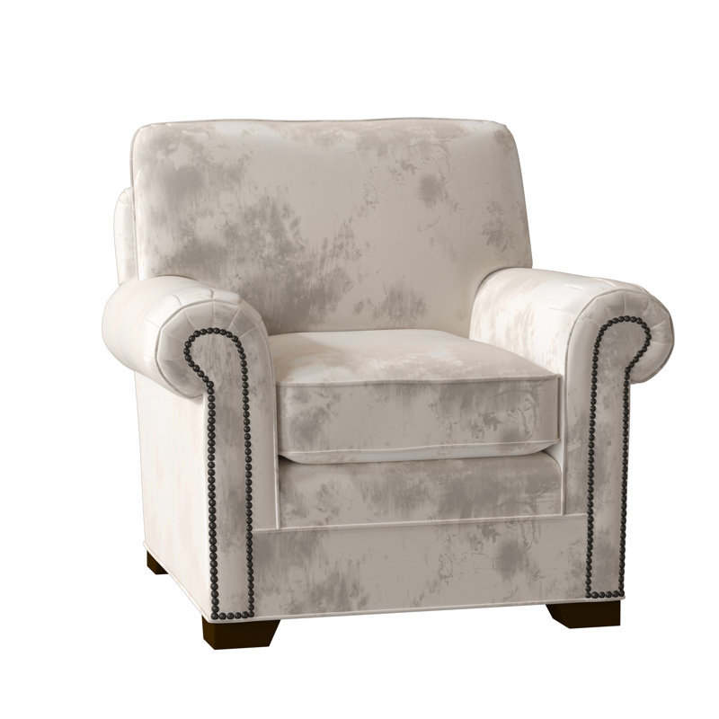 Fauteuil de 41 po de large Adrena, Non, Laiton foncé, Seneca 07