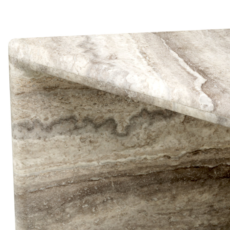 Column Northbridge Silver Travertine, 39.37" H x 15.75" W x 15.75" D