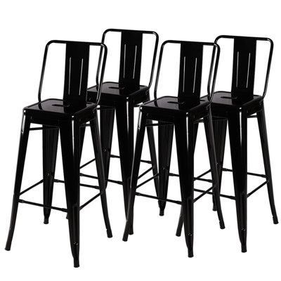 Mcdaniel Counter Stool with Metal Frame